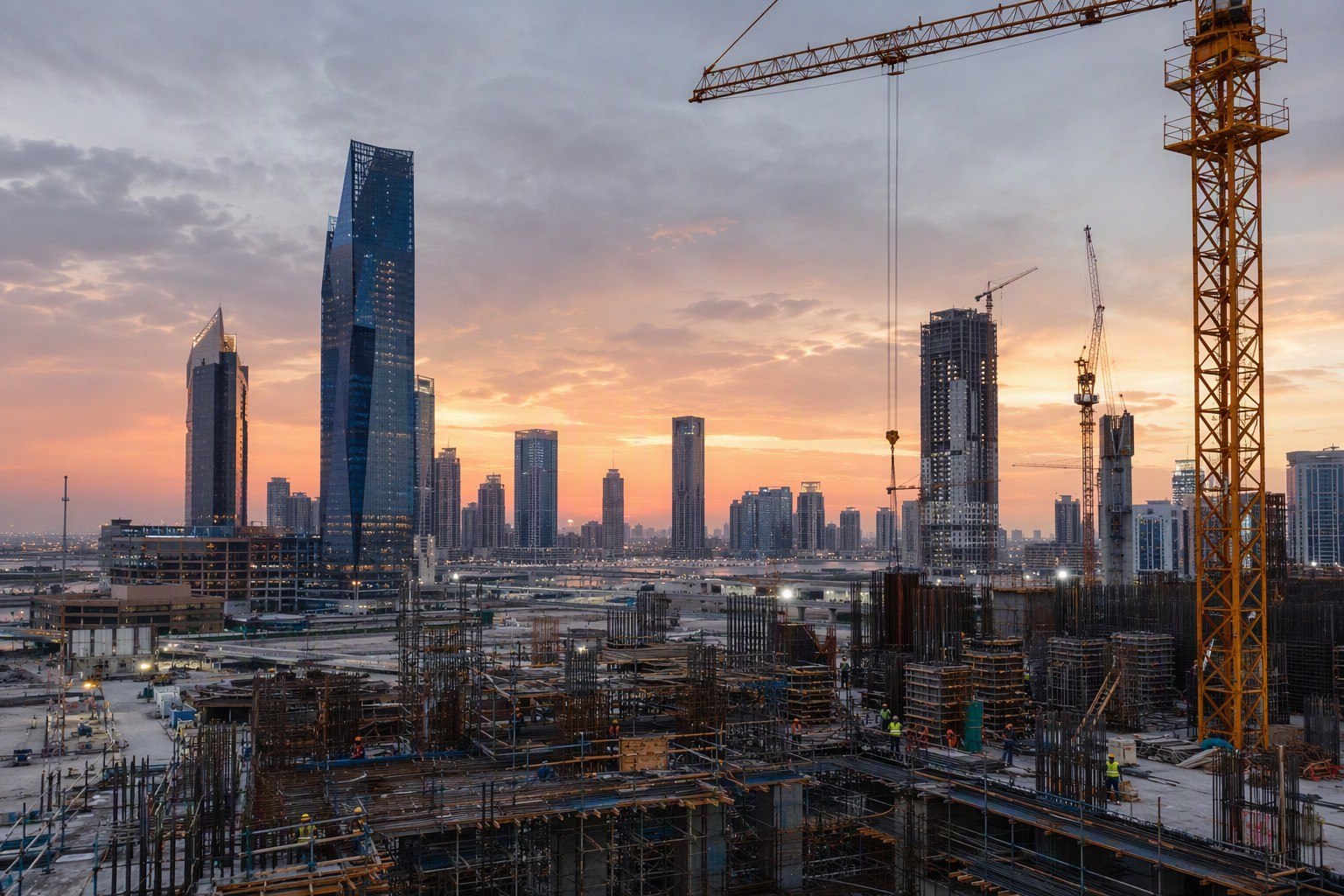 Rebar and structural steel for construction projects in Dubai, Riyadh and Doha