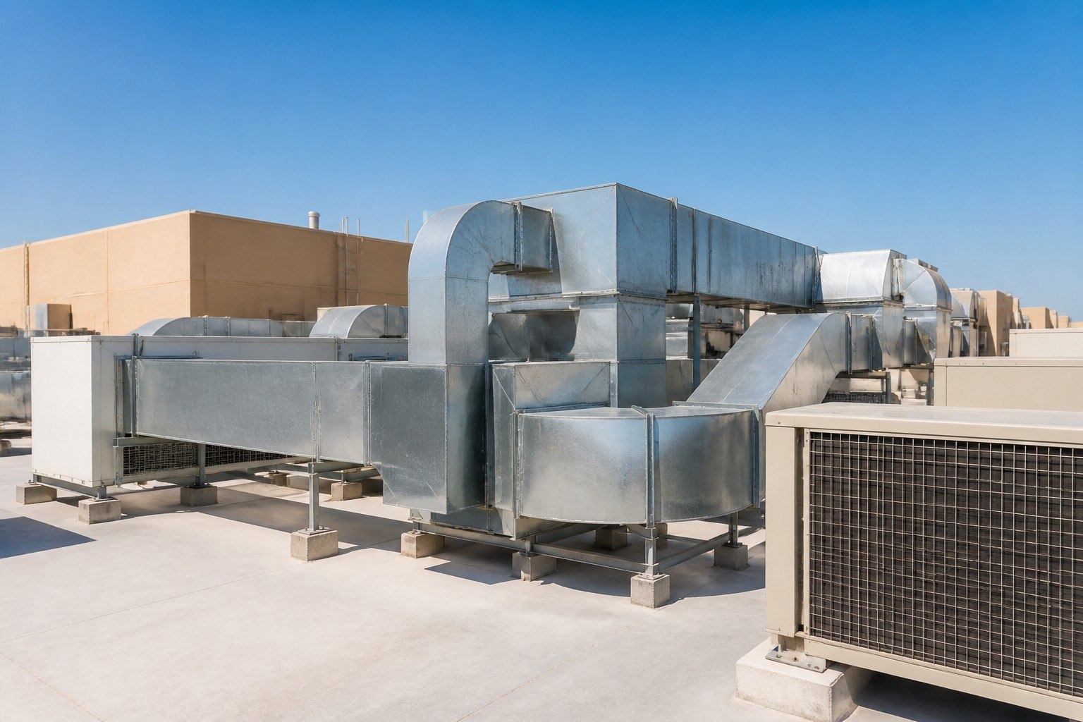Galvanized steel coils and ducts for HVAC and refrigeration systems in the Middle East
