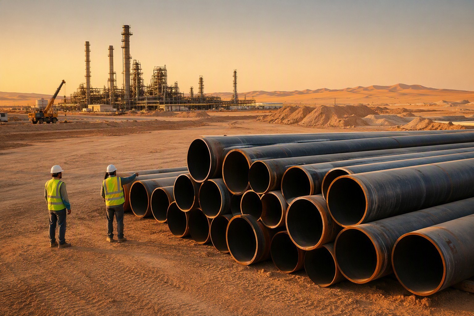 API 5L line pipe for oil and gas projects in the GCC and Middle East