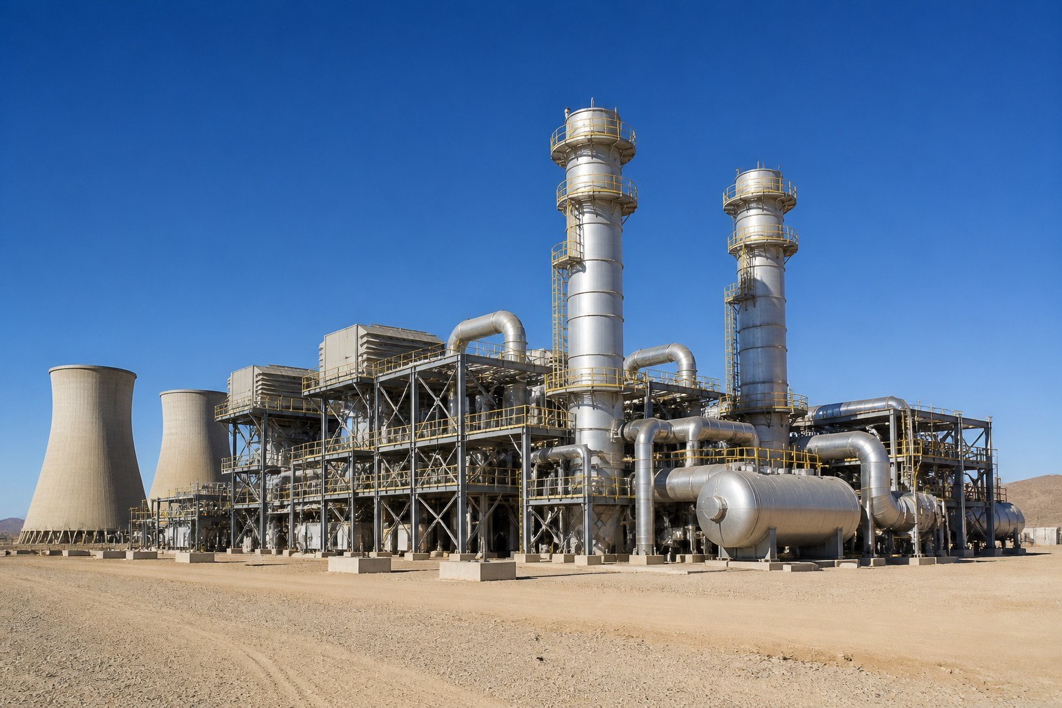 Steel pipe and structural steel for power plants across the GCC